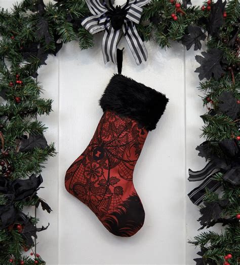 gothic christmas stockings